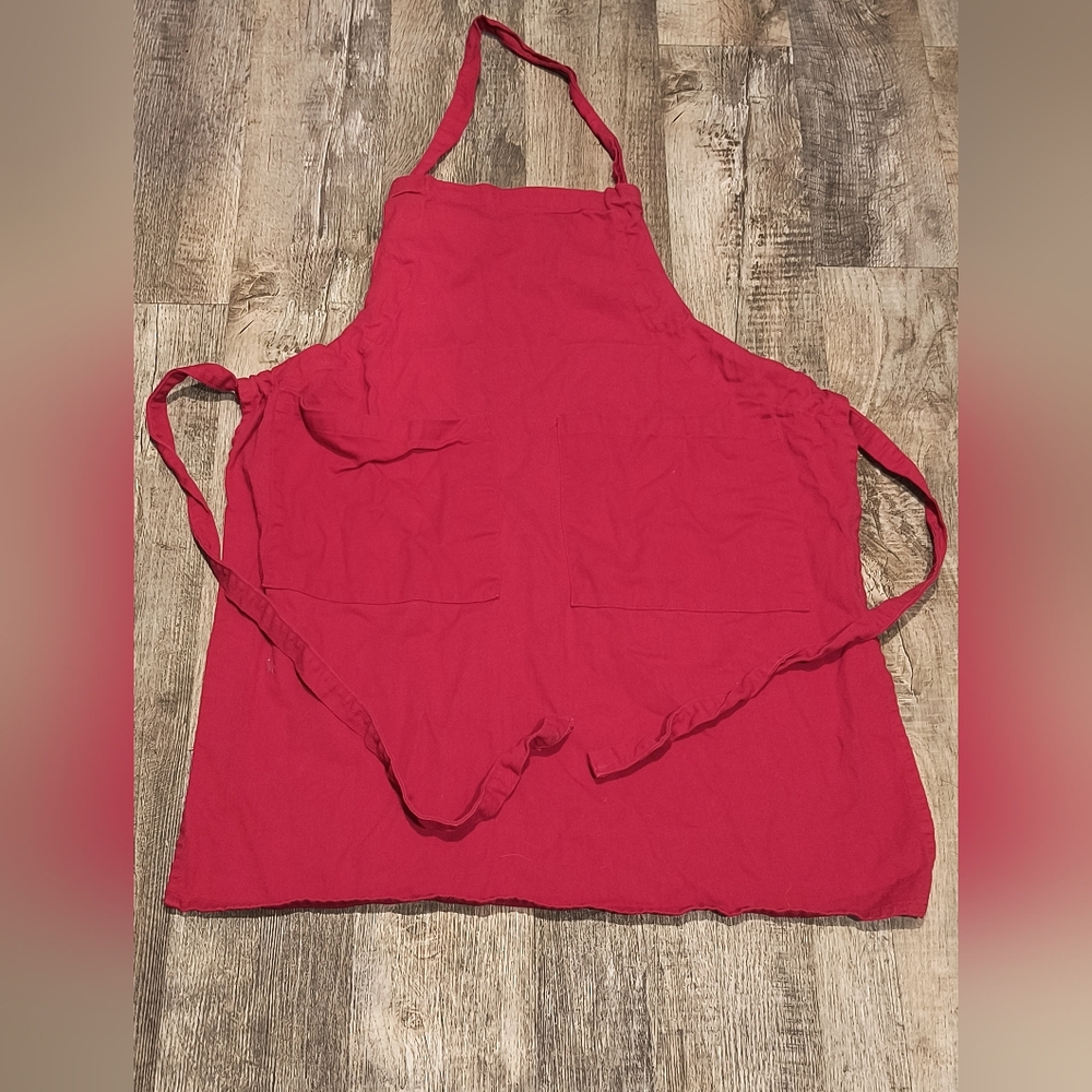 Red Kitchen Apron